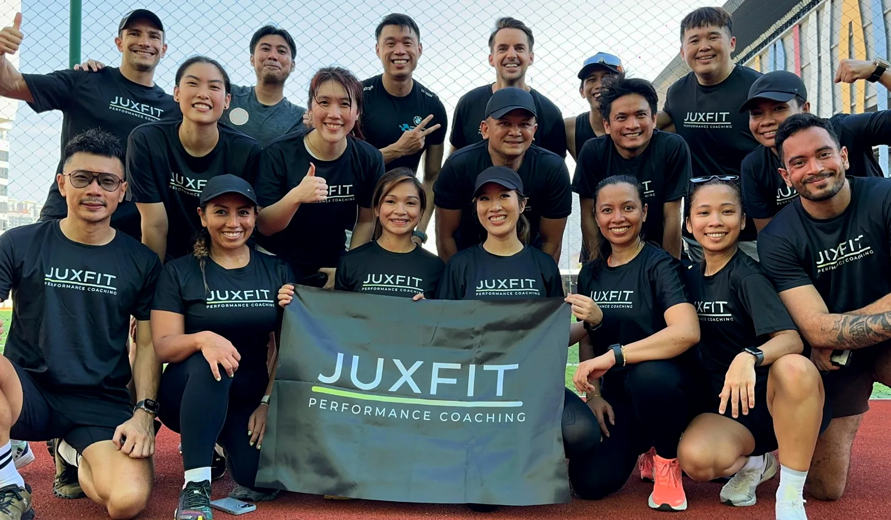 JUXFIT athletes after a track training session